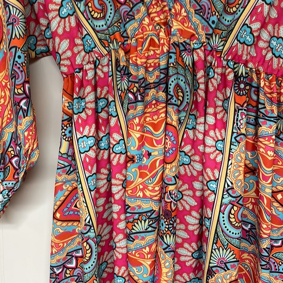 Sundress / coverup Colorful Sz L - Picture 3 of 11